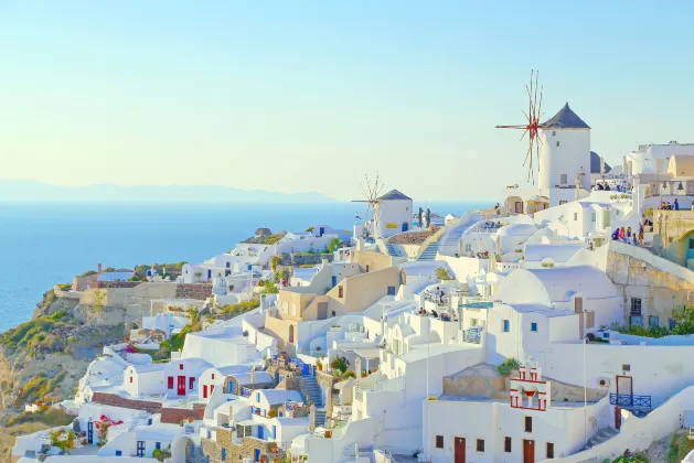 Tiket flight Santorini ke Haikou