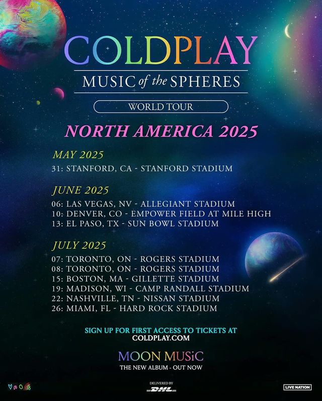 Coldplay <Music Of The Spheres> World Tour | Hard Rock Stadium