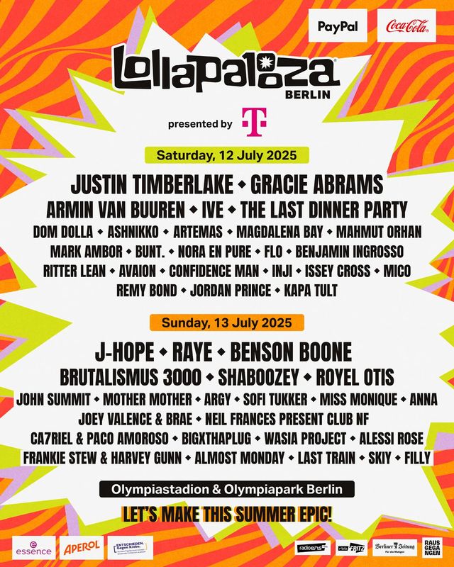 Lollapalooza 2025 Berlin | Berlin