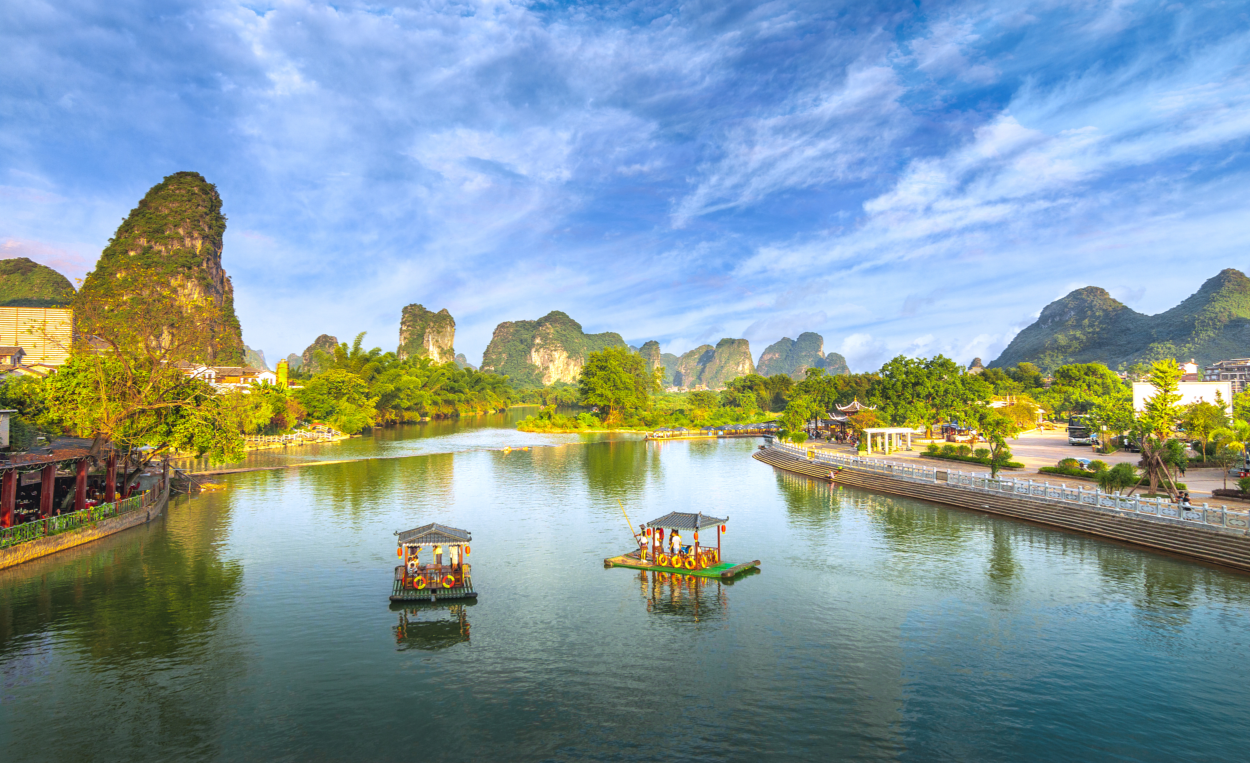 Guilin National Park, China  Guilin, National parks, River