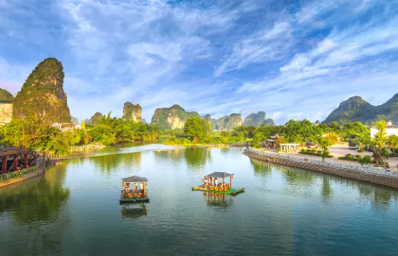 遇龍河竹筏漂遊票指定碼頭2人