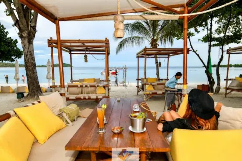 The Tent beachfront restaurant and bar