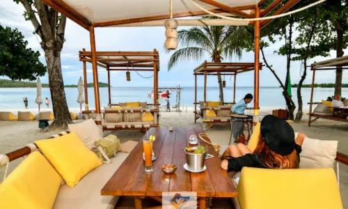 The Tent beachfront restaurant and bar