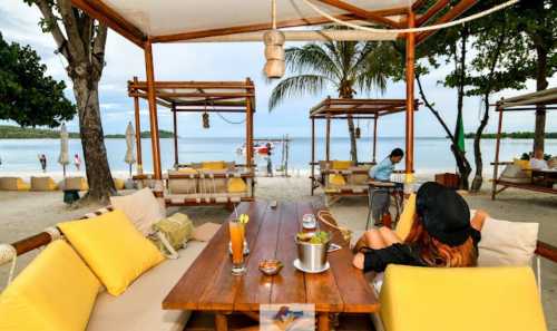 The Tent beachfront restaurant and bar