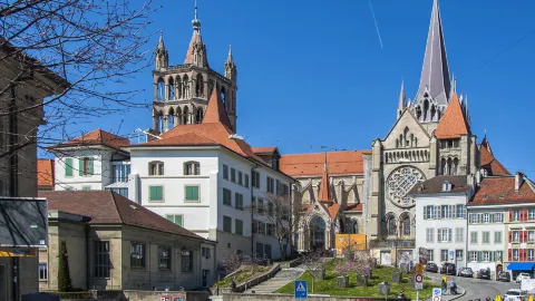 Lausanne Cathedral attraction in Canton of Vaud