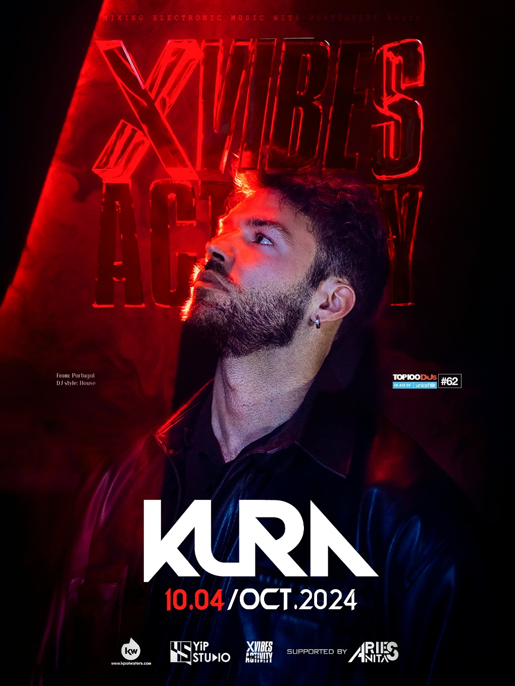 【長沙】年度首屆百大DJ KURA  X-VIBES室內電音節 | 長沙