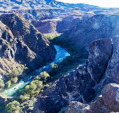 Charyn Canyon view point