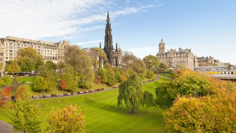 Princes Street Gardens attraction in Edinburgh