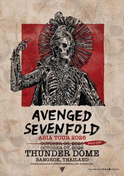 泰國巴革 · AVENGED SEVENFOLD 2026 亞洲巡演