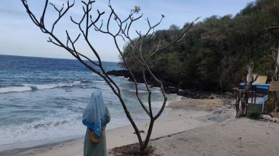 private beach 🏖️ with restaur