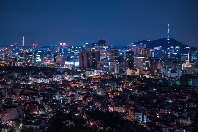 서울에서 예쁜 노을을 만날 수 있는 곳 낙산공원
