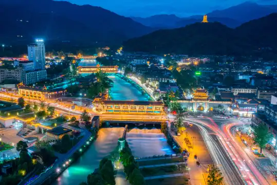 灌縣古城附近的飯店