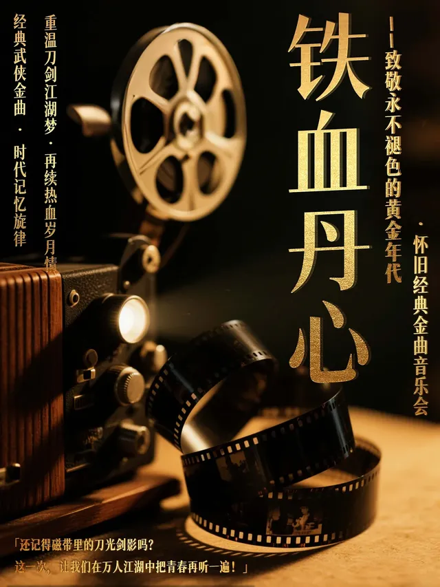 嘉興 · 《鐵血丹心》經典懷舊金曲音樂會 | 中關村廣場購物中心