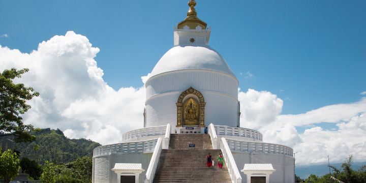 Peace pagoda ( Japanese Gumba)