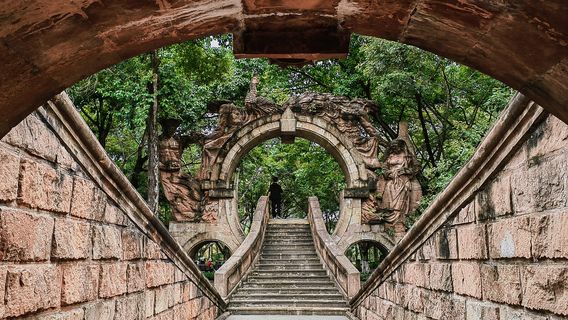 Stone Carving Wall