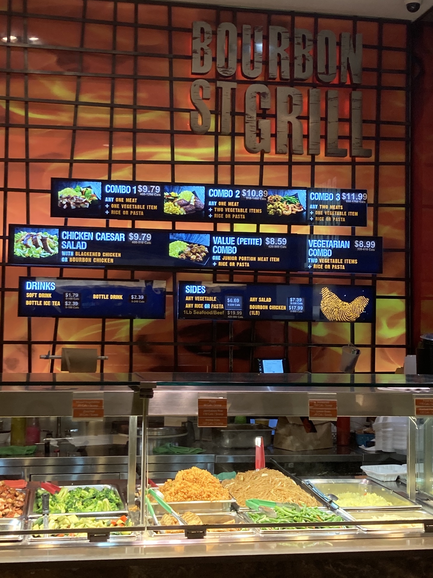 Bourbon st shop grill near me