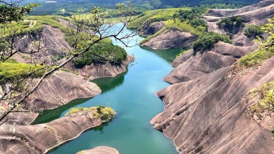 The scenery and rock formation