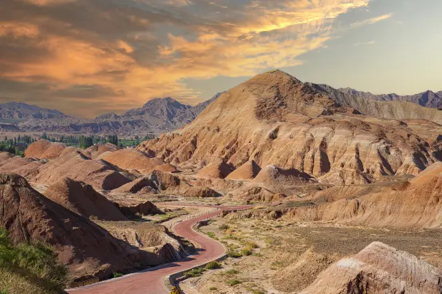 Sunsets in Zhangye