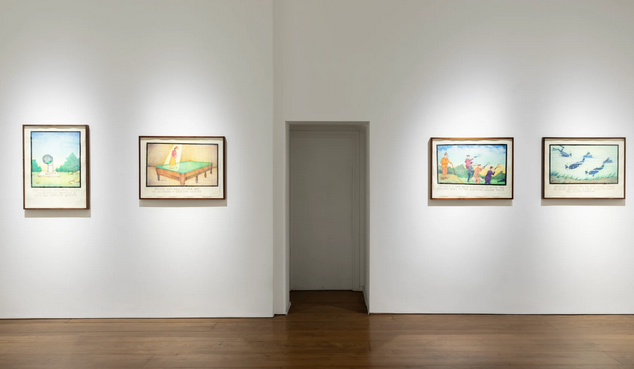 Glen Baxter: Intermittently Ochre | Flowers Gallery