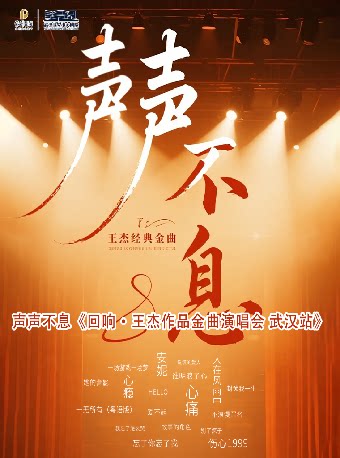 武漢 · 《聲聲不息》迴響·王傑作品金曲演唱會 | 武漢臨空港大劇院