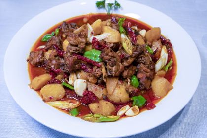 南疆环球港国际酒店二楼蘭轩中餐厅