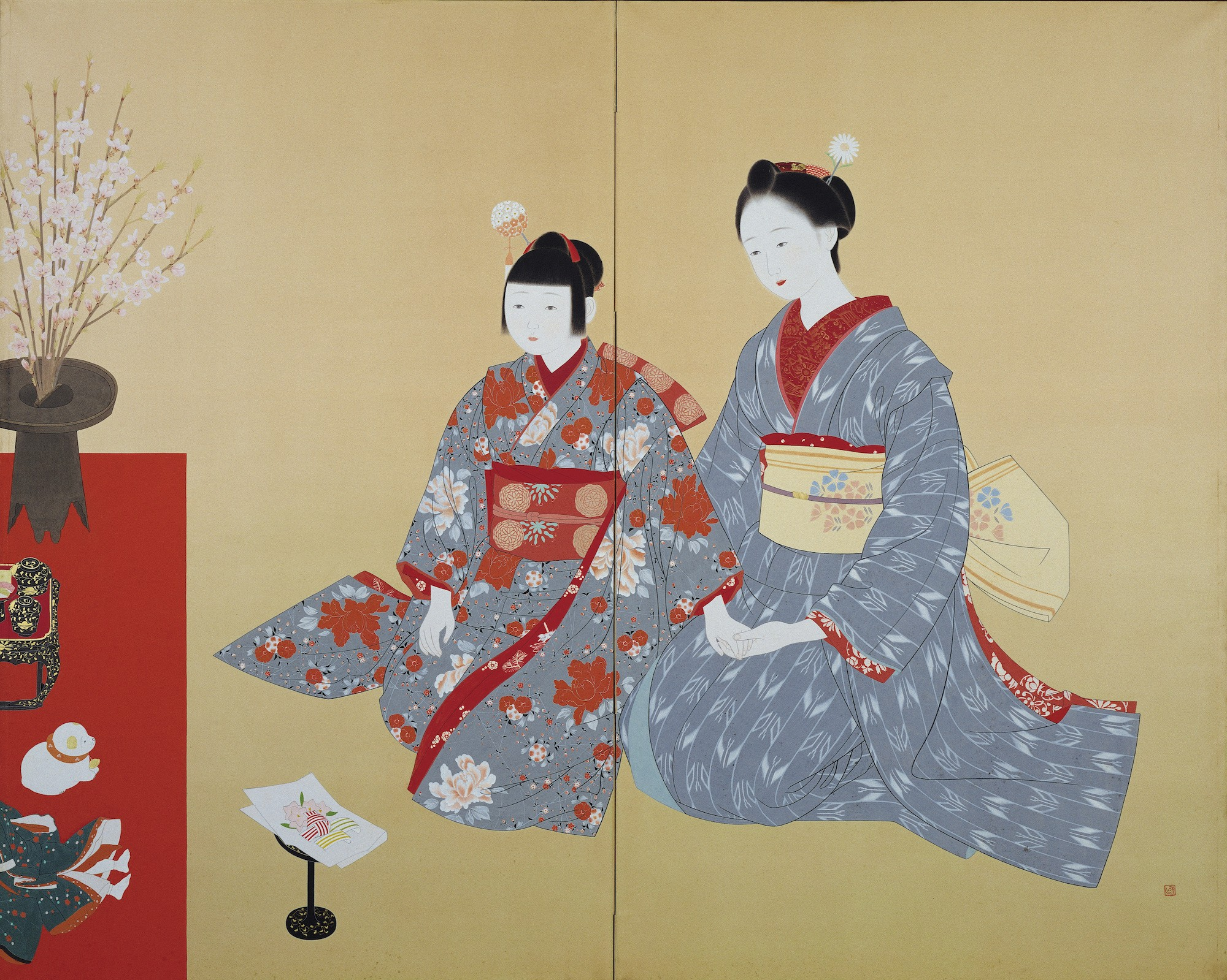 ［2025 Winter］Collection Room Special Display: The World of Ohina-sama and Japanese Dolls: Journeying Through the Seasons with Paintings | Kyoto City KYOCERA Museum of Art