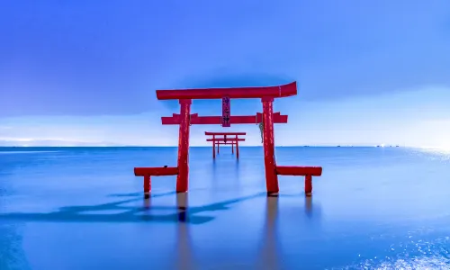 Floating Torii Gate of Ōuo Shrine