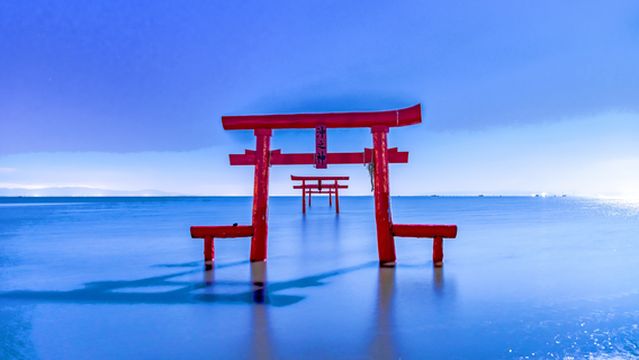 Floating Torii Gate of Ōuo Shrine