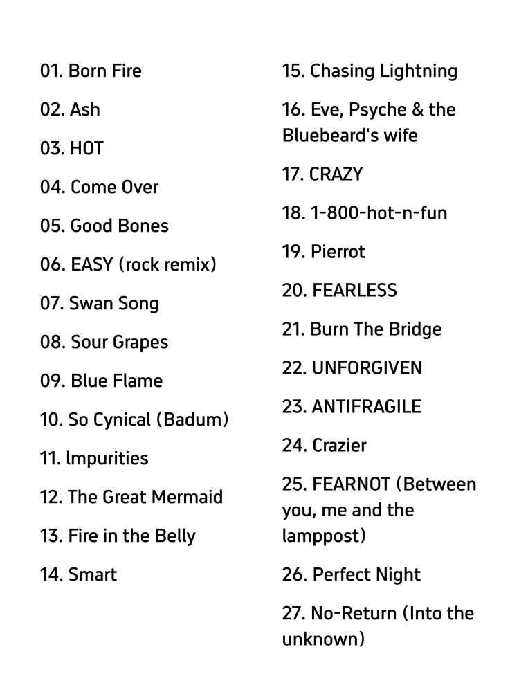 2025 LE SSERAFIM TOUR 'EASY CRAZY HOT' IN HONG KONG | Reference Setlist - Seoul Stop