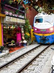 越南河內火車道咖啡街