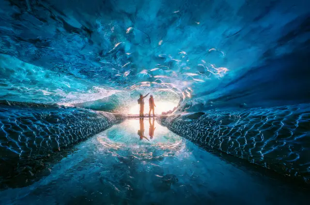 Ice Cave Exploration in Iceland