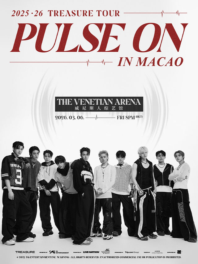 2025-26 TREASURE TOUR [PULSE ON] IN MACAO | The Venetian Arena
