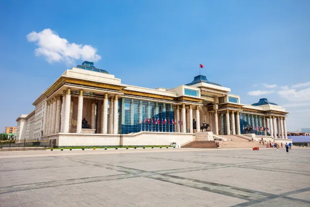 モンゴル国立民族歴史博物館周辺のホテル
