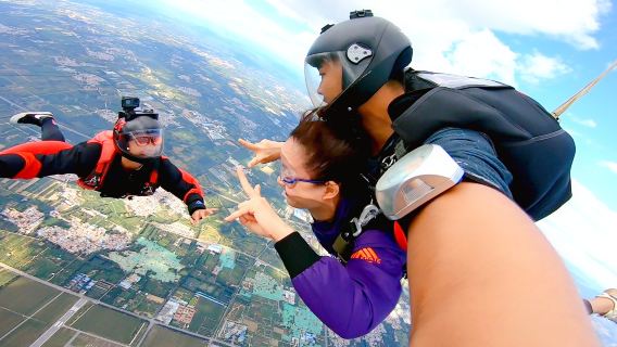 北京平谷加速跳傘3300公尺高空雙人跳傘【高空俯瞰+USPA跳傘協會認證教練+專屬客服對接】