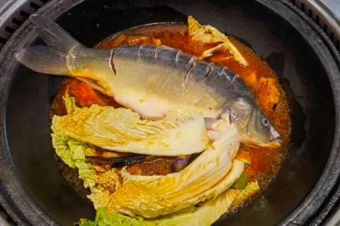 香水鱼铁锅炖