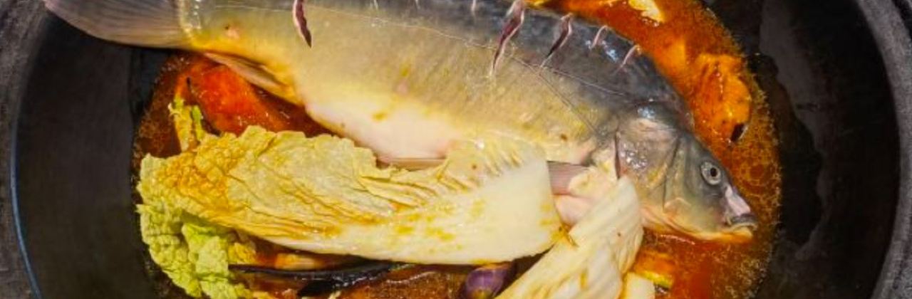香水鱼铁锅炖
