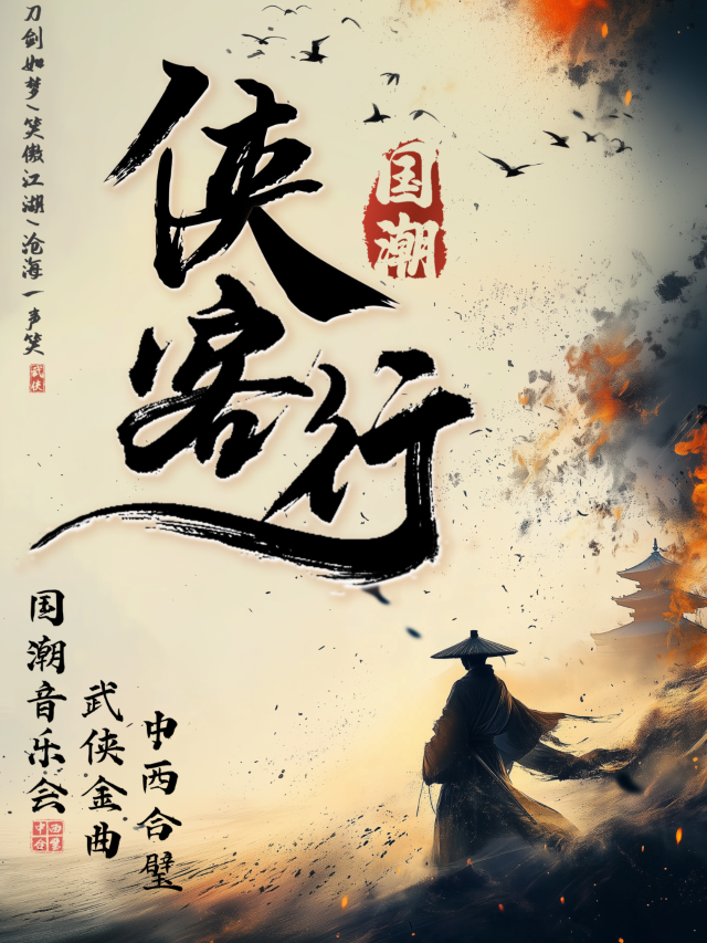 深圳 · 《俠客行》中西合璧·武俠金曲國潮音樂會 | 華夏藝術中心