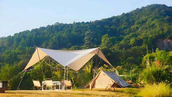 Wulanhada Volcano Geopark - Campsite