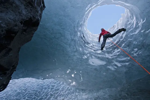 Ice Climbing in Iceland