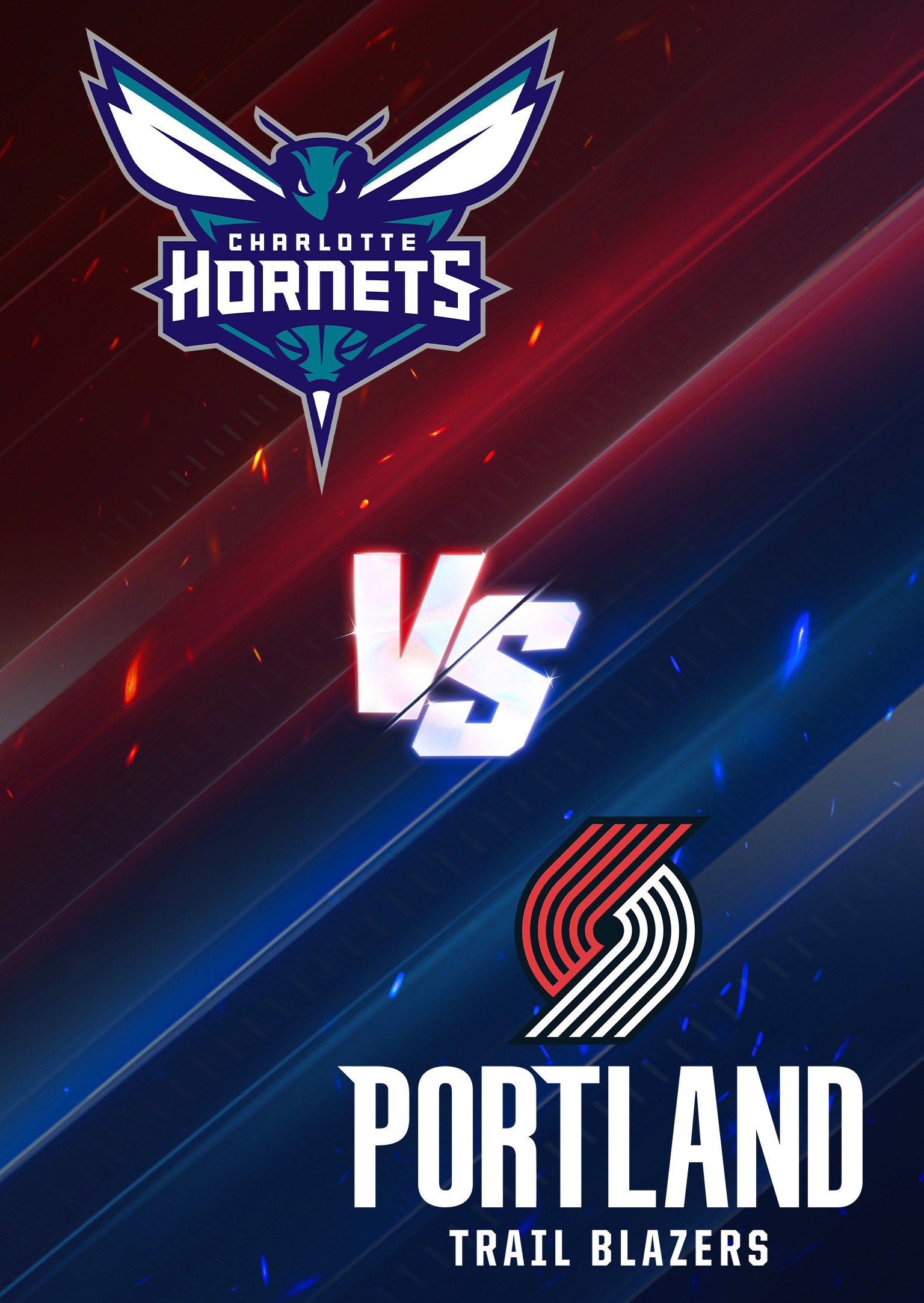 Portland Trail Blazers at Charlotte Hornets | Spectrum Center