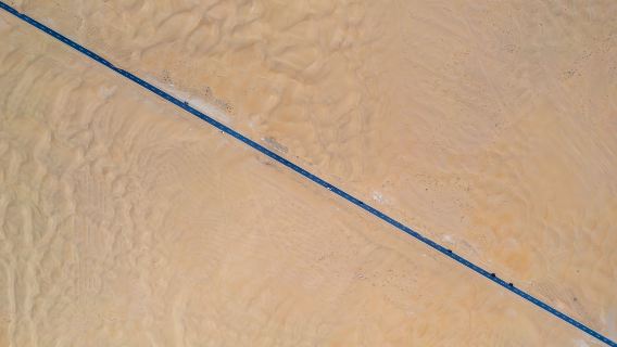Kubuqi 07 Desert Highway