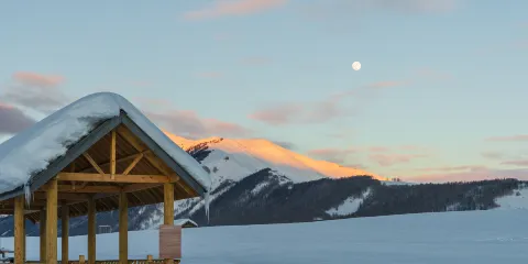 禾木風景區日落觀景台