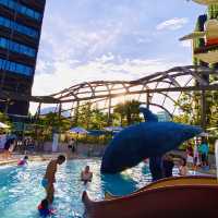 疫情期間支持本地遊，staycation 最新嘅海洋公園萬豪酒店，房間同泳池都好滿意
