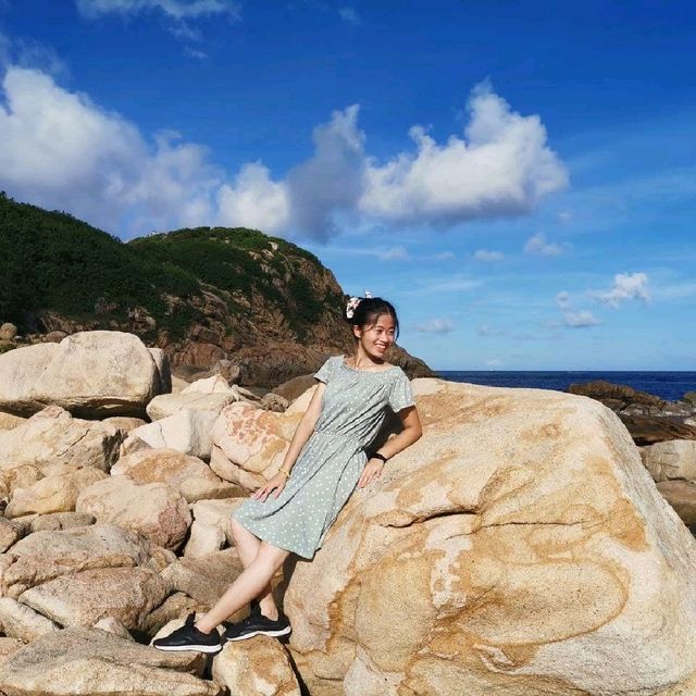 #海邊走走 石澳石灘+情人橋