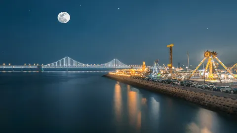 Xinghaiwan Scenic Area attraction in Dalian