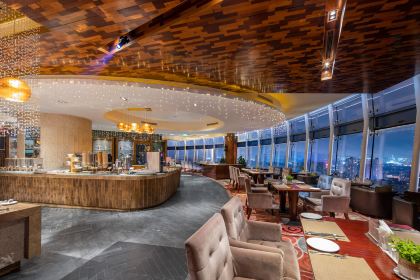 海外海皇冠大飯店海瀾旋轉餐廳