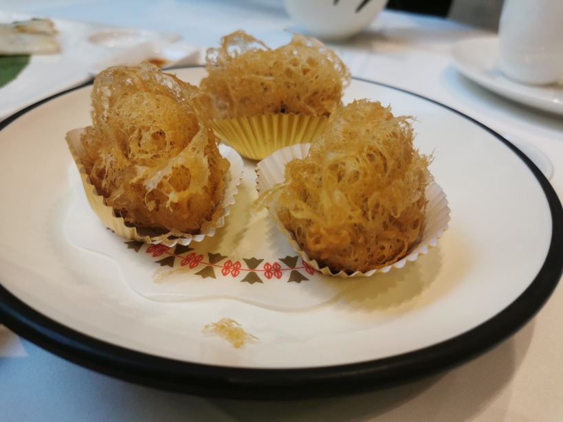 黑松露鲍菇鸡粒芋角