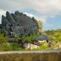 Gigantic Garuda statue in Uluwati Bali