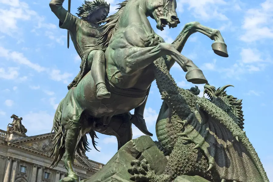 St. George and the Dragon Statue