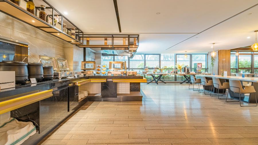 曼居酒店(湖州长兴东鱼坊九汇城店)·一楼早餐厅